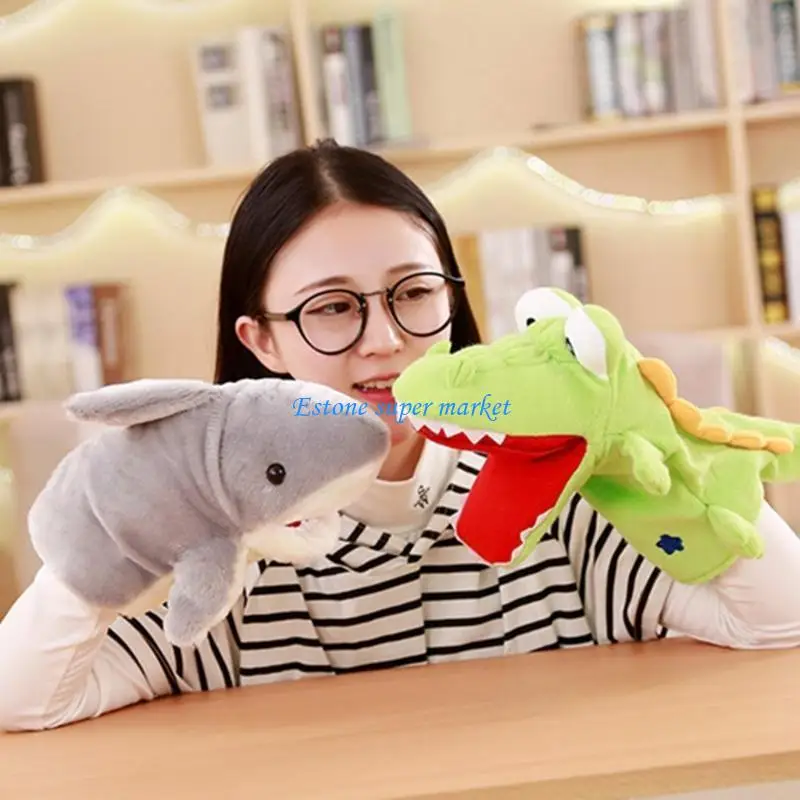 090B Soft Hand Puppet Baby Toy Prezent dla dziewcząt chłopców wczesna edukacja serial telewizyjny