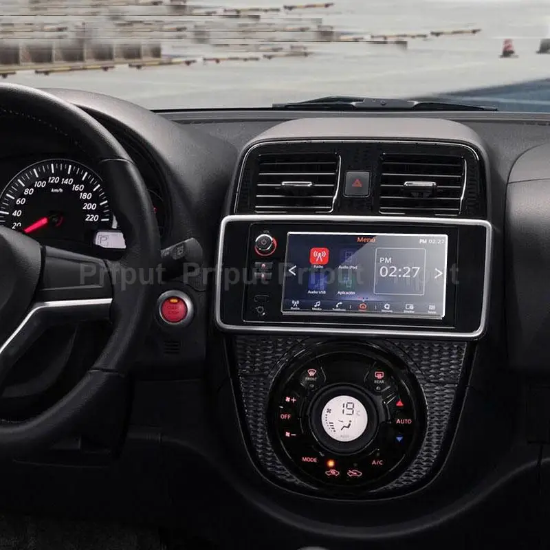 

Защитная пленка из закаленного стекла для Nissan March 2021, 6,75 дюйма, автомобильная GPS-навигационная наклейка, автомобильная защитная пленка для экрана автомобиля