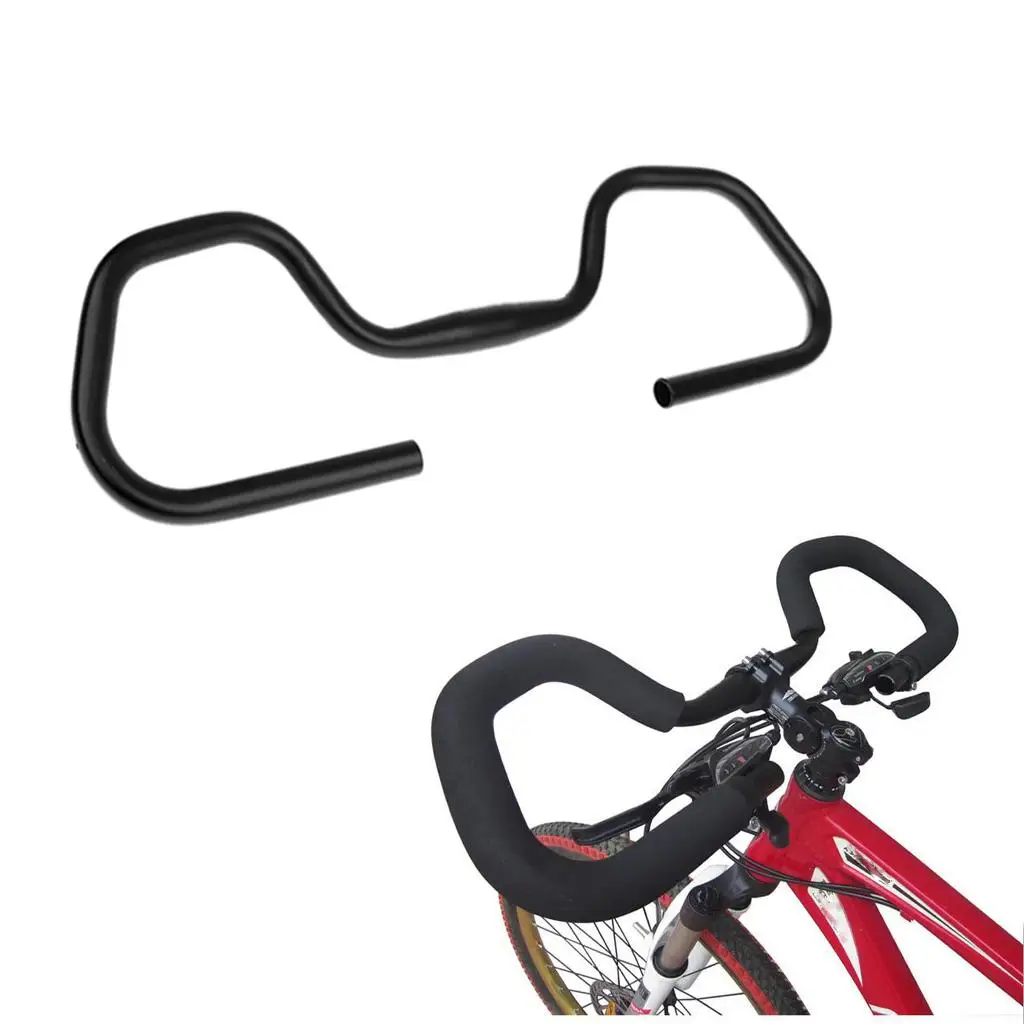 Guidon de vélo ergonomique en alliage d'aluminium, multi-positions, pour vélo de montagne, longues distances, VTT