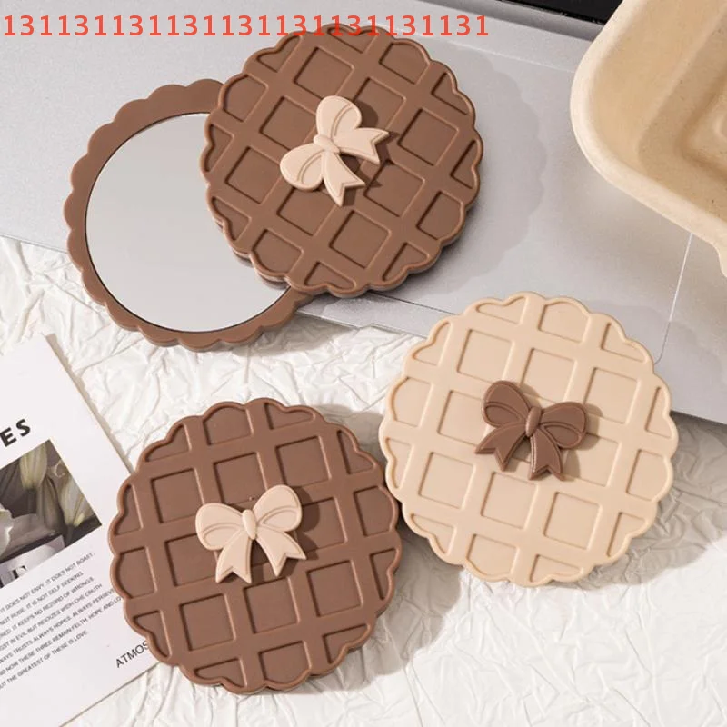 1 قطعة الجيب المدمج المحمولة شخصية مرآة لمستحضرات التجميل للحزب لصالح المحمولة الهراء شكل مرآة ماكياج على الوجهين #5