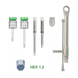 Implant Screwdriver Hex 1.2 Driver Dental Torque Wrench Adapter Megagen 3I