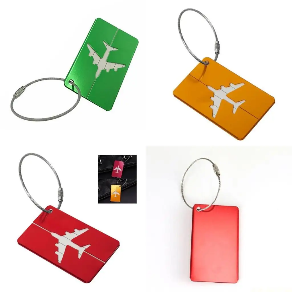 

X90D Travel Accessory Suitcase Luggage Tags Portable Suitcase Label Baggage Identifier Backpack Tags with Name Address Card