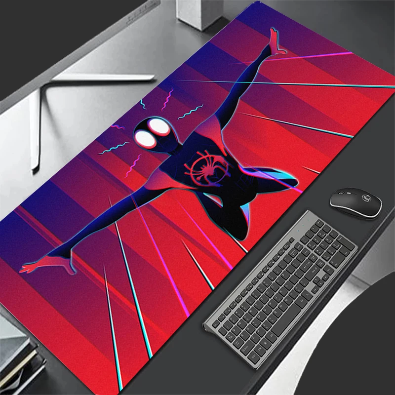 

Gamer Desk Mat Spider Man XXL Mousepads HD Pc Gift Mouse Pad Office Desk Pads Large Mousepad Non-slip Mouse Mats For Computer