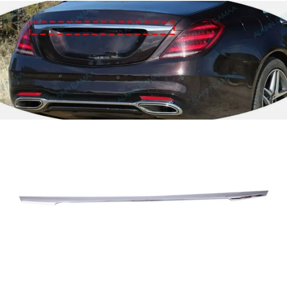 

Trunk chrome trim A2227570100 For Mercedes Benz S- Class W222 S400 S550 2014-2020