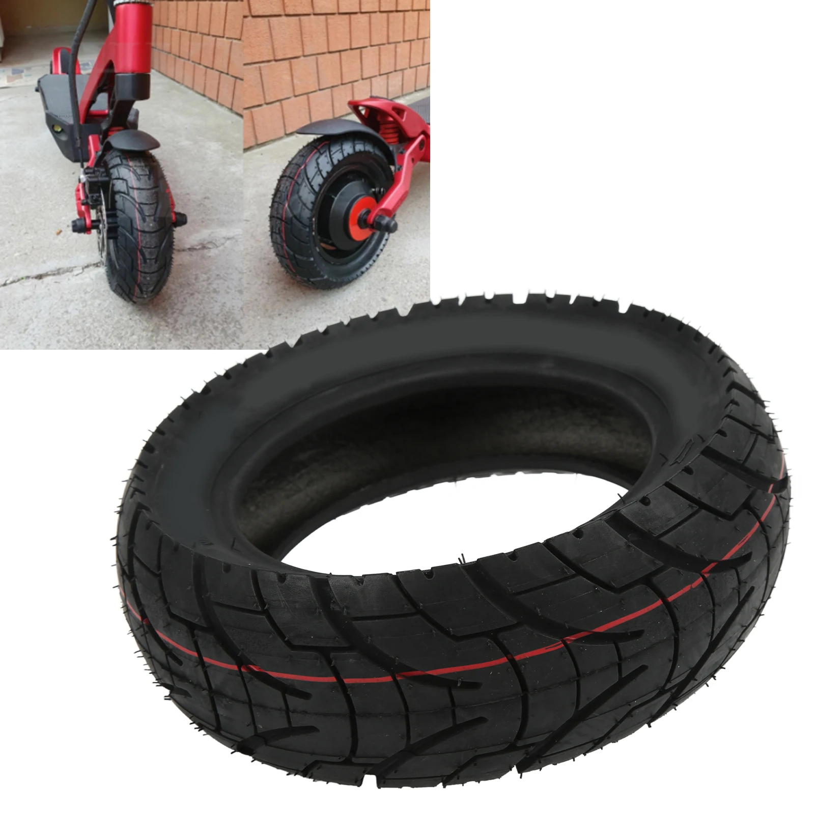 

80/65‑6 Electric Scooter Off Road Outer Tire Replacement for KUGOO M4 M4PRO 10 Inches Scooter Scooter Off Road Outer Tyre