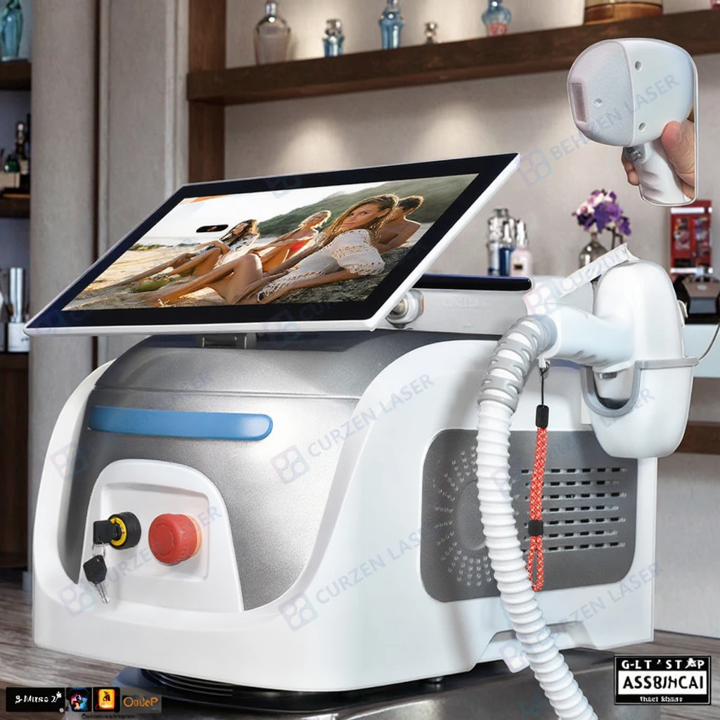 Portable DiodeDepiladora 808nm Body Face Hair Removal At Home