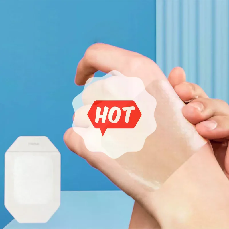 1/5 szt. Medyczny wodoodporny opatrunek na rany, folia PU, oddychający, sterylny, naklejka do mocowania igły do infuzji i cewnika.