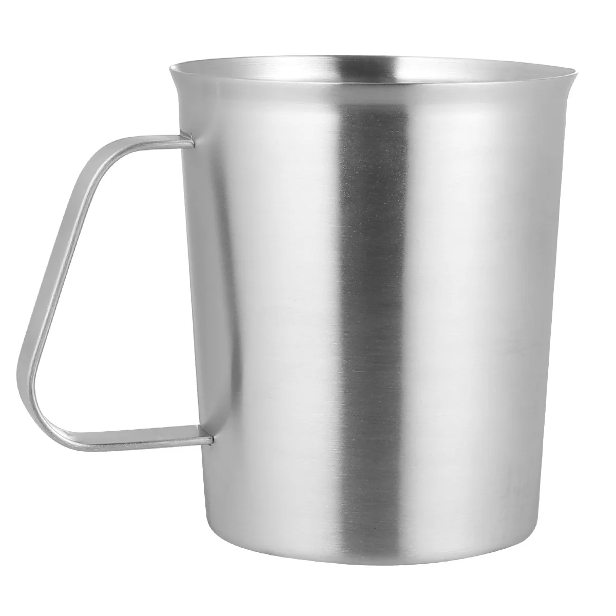 

Liquid Measuring Cup Stainless Steel Baking Cup Baking Tools Kitchen Utensil for Home Daily Use (500ml, Silver)