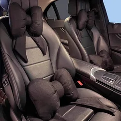 Car Headrest Neck Pillow Internet Red Bow Seat Cervical Pillow Car Pillow Neck Pillow Goddess