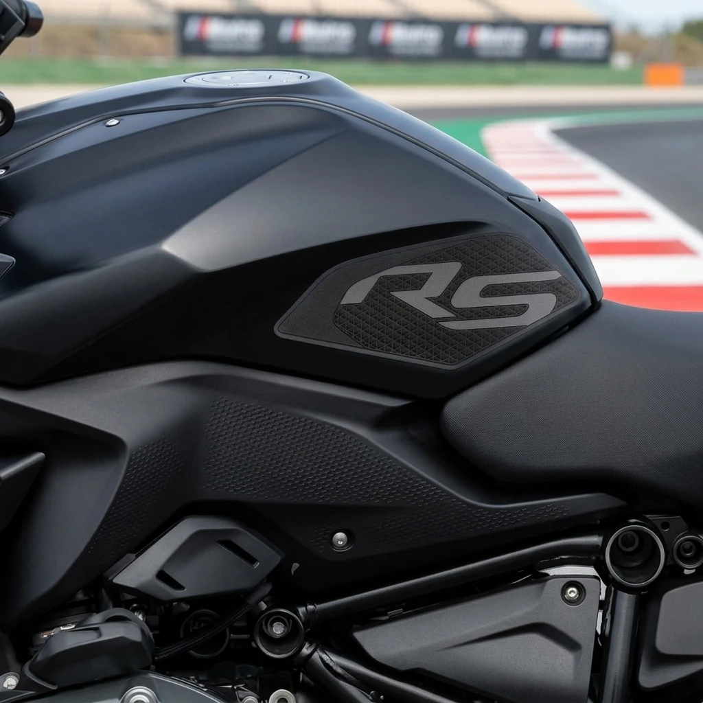 

Для мотоцикла BMW Motorrad R1200RS 2014-2018: Боковые накладки на бак для защиты коленей