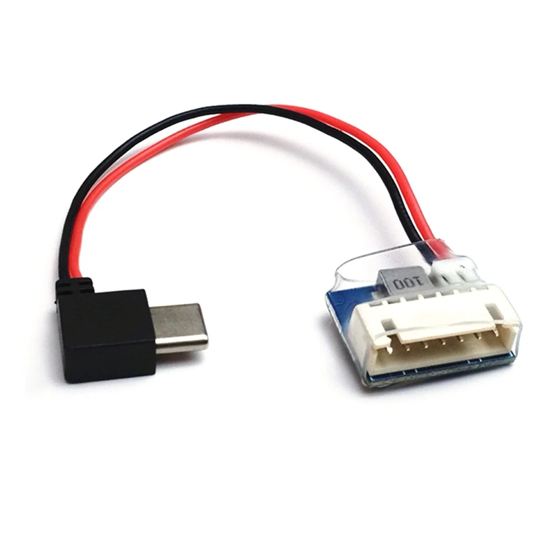 Câble d'alimentation Type C vers 5V avec connecteur équilibré pour GoPro Hero 6/7/8/9/10/11 et pièces de drone FPV RC