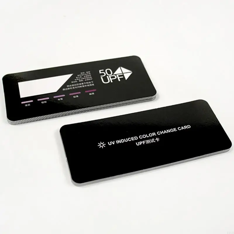 E06B UV Light Lamp Life Test Paper 파충류 테라리움 UVB 테스트 카드 UV 강도 테스트