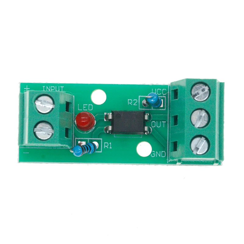 PC817 EL817 12V 1CH 1 Channel Way Optocoupler Isolatie Module Board Houder Rail Plc Processors Geïsoleerde Drive Motor Omvormer