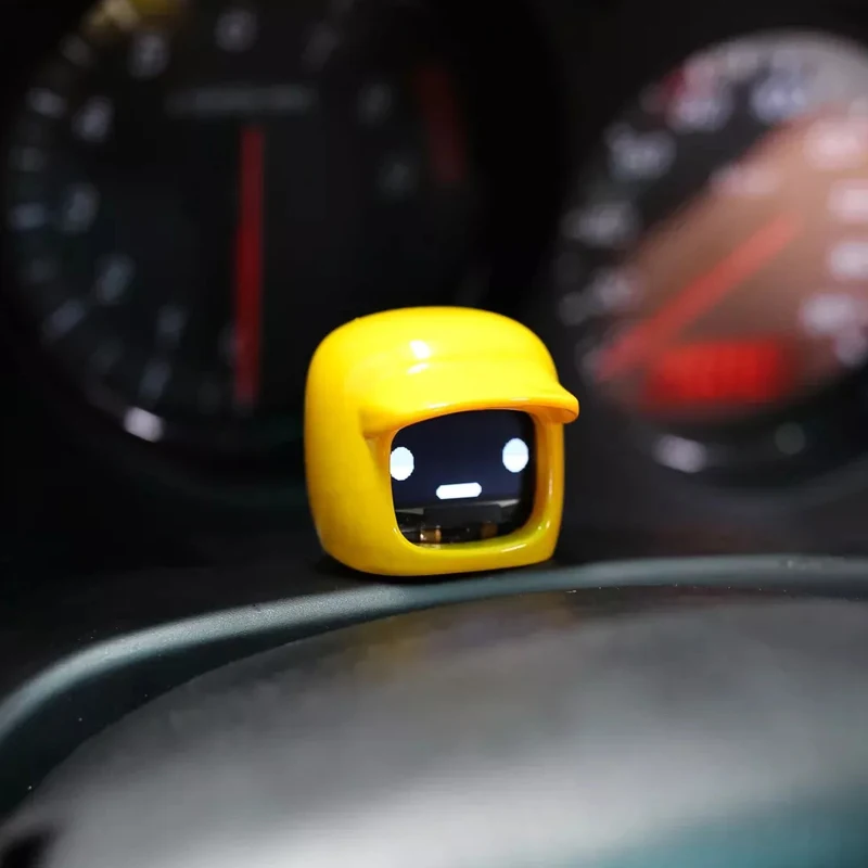 Dasai Mochi 3 Smart Robot | Cute Mini Robot Car Interior Decoration, Car Dashboard Decoration, Car Accessories