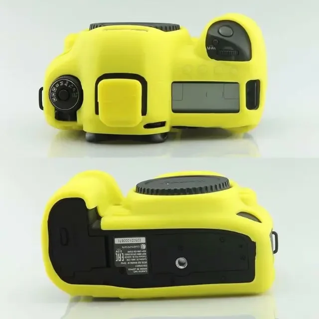 Bella morbida gomma siliconica armatura pelle custodia protettiva per fotocamera DSLR custodia protettiva per copertura corpo per Canon 5DIV 5DMarkIV