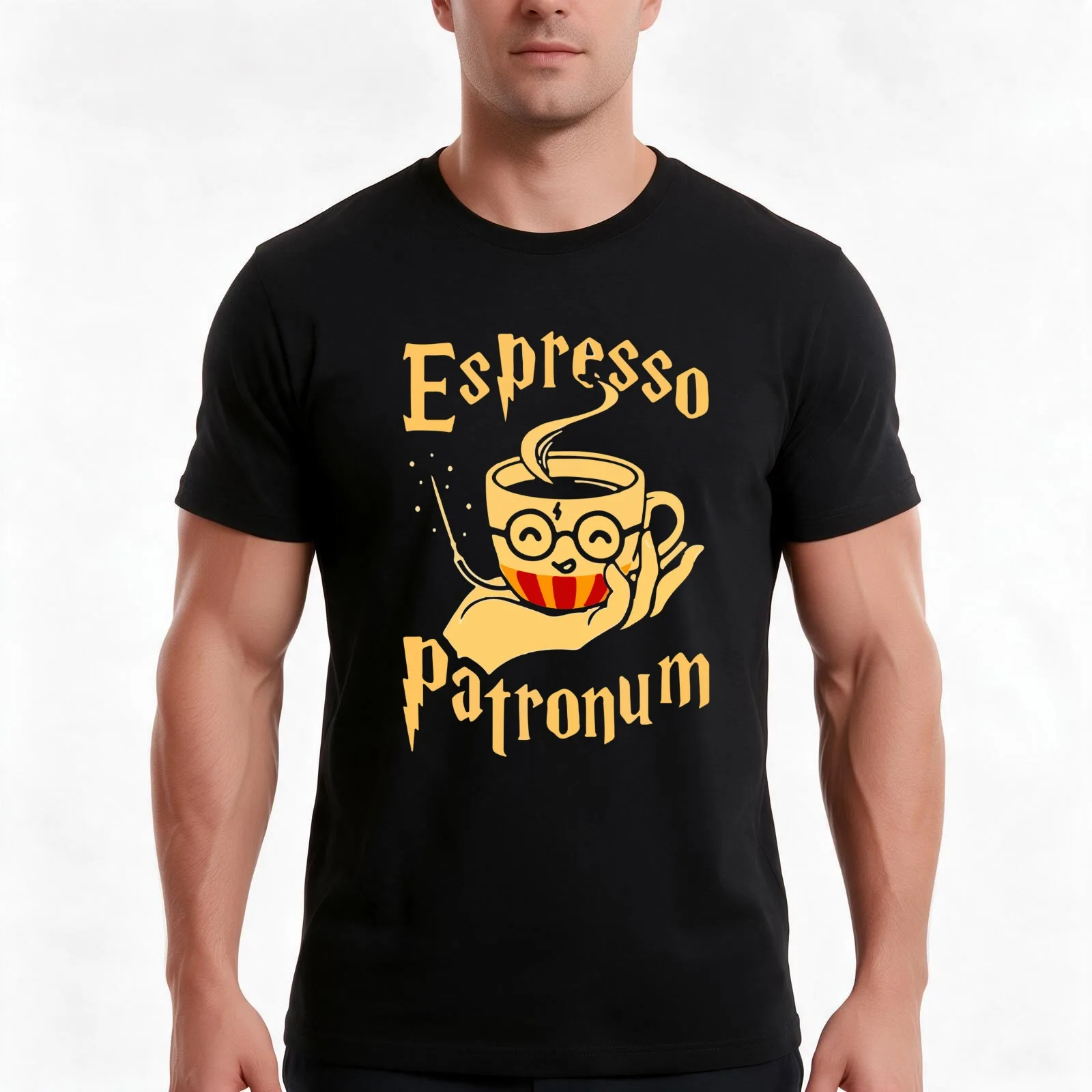 Espresso Patronum T-Shirt Summer Casual Cotton Tee Oversized Streetwear Tops Vintage Graphic Print Loose Fit Short Sleeve