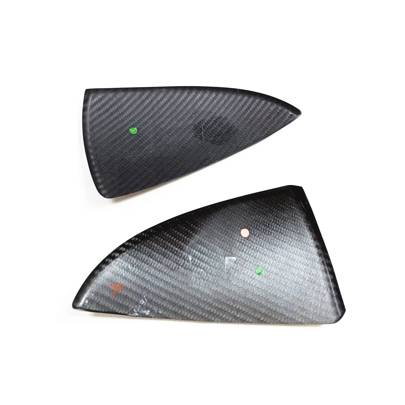 Mirror Cover For Lexus ES IS IS300 IS350 LS LC UX RC 2015-2023 Carbon Fiber Car Exterior Rear View Cap Replacement Clip On