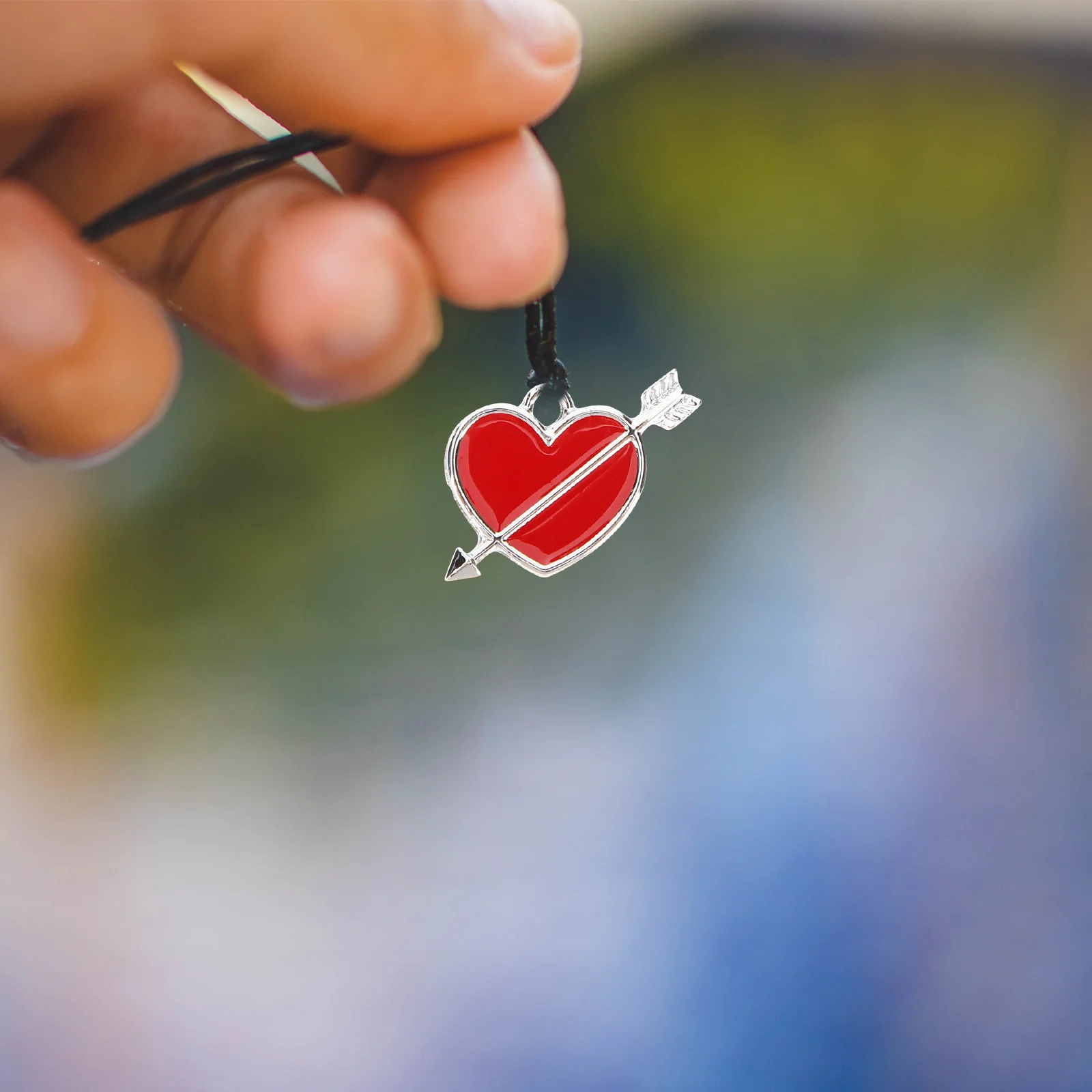 10 قطعة قلادة القلب كيوبيد السهم سحر ل عقد دي اي واي سوار سلسلة المفاتيح هدايا العيد مجوهرات سحر قلادة مجوهرات