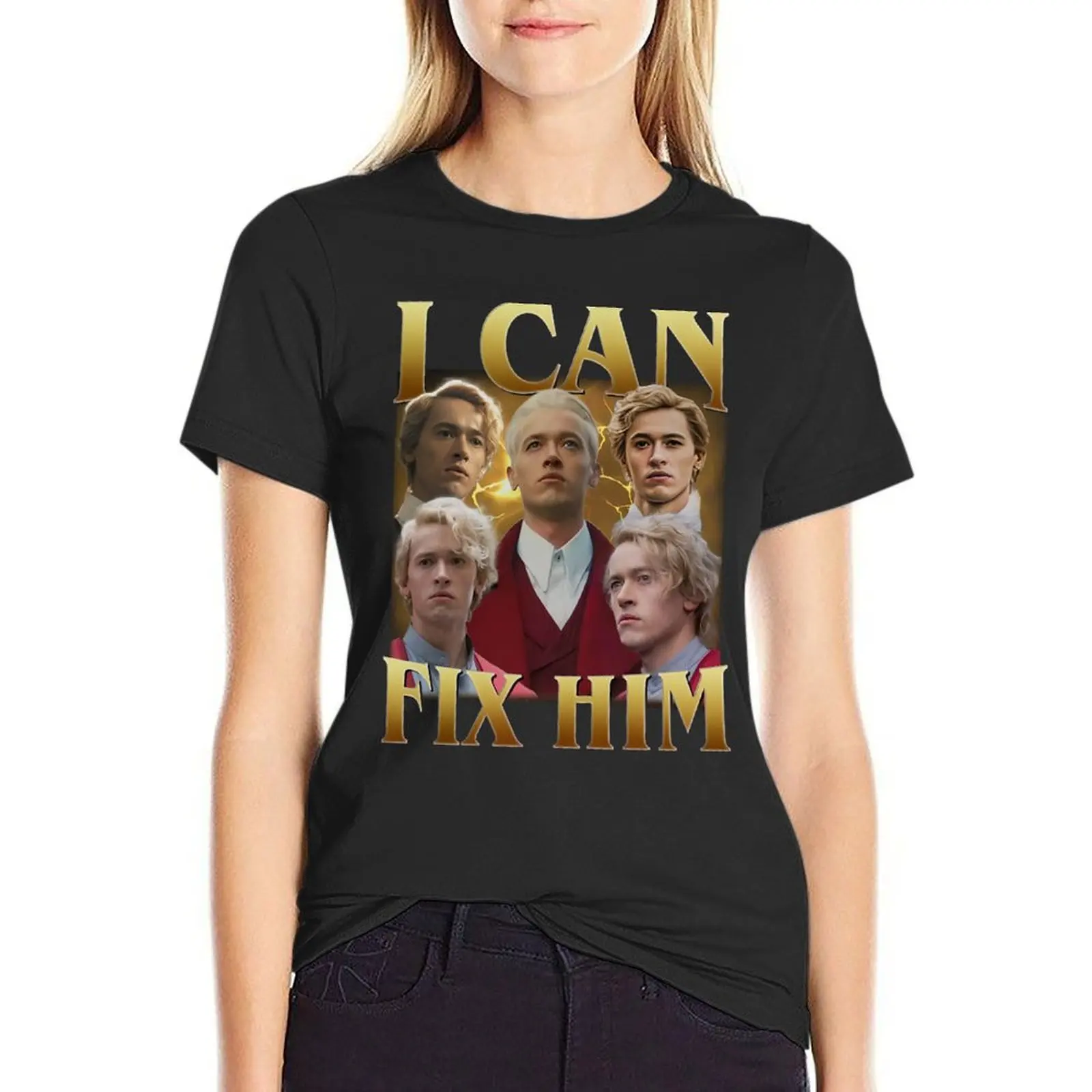 

I Can Fix Him - Coriolanus Snow T-shirt summer top tees Aesthetic clothing t-shirts for Women graphic tees