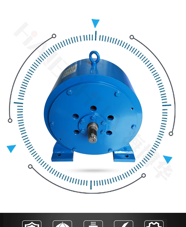 WZ type eddy current brake motor clutch