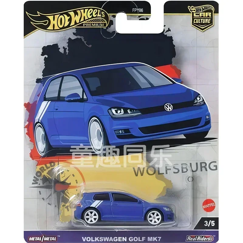 Hot Wheels Car Culture World Tour Series Car Model Original Alloy 1/6 Romeo Subaru Volks Wagenwerk Audi Cars boy birthday gift