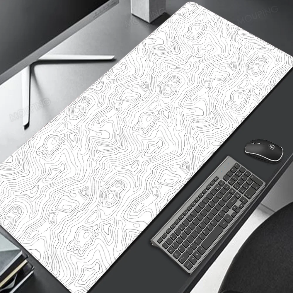 

Texture Mat White Mouse Pad Study Table Mat Mausepad 2023 New Model Mousepad 900x300 Xxl Rubber Carpet Free Shipping Gaming Mat