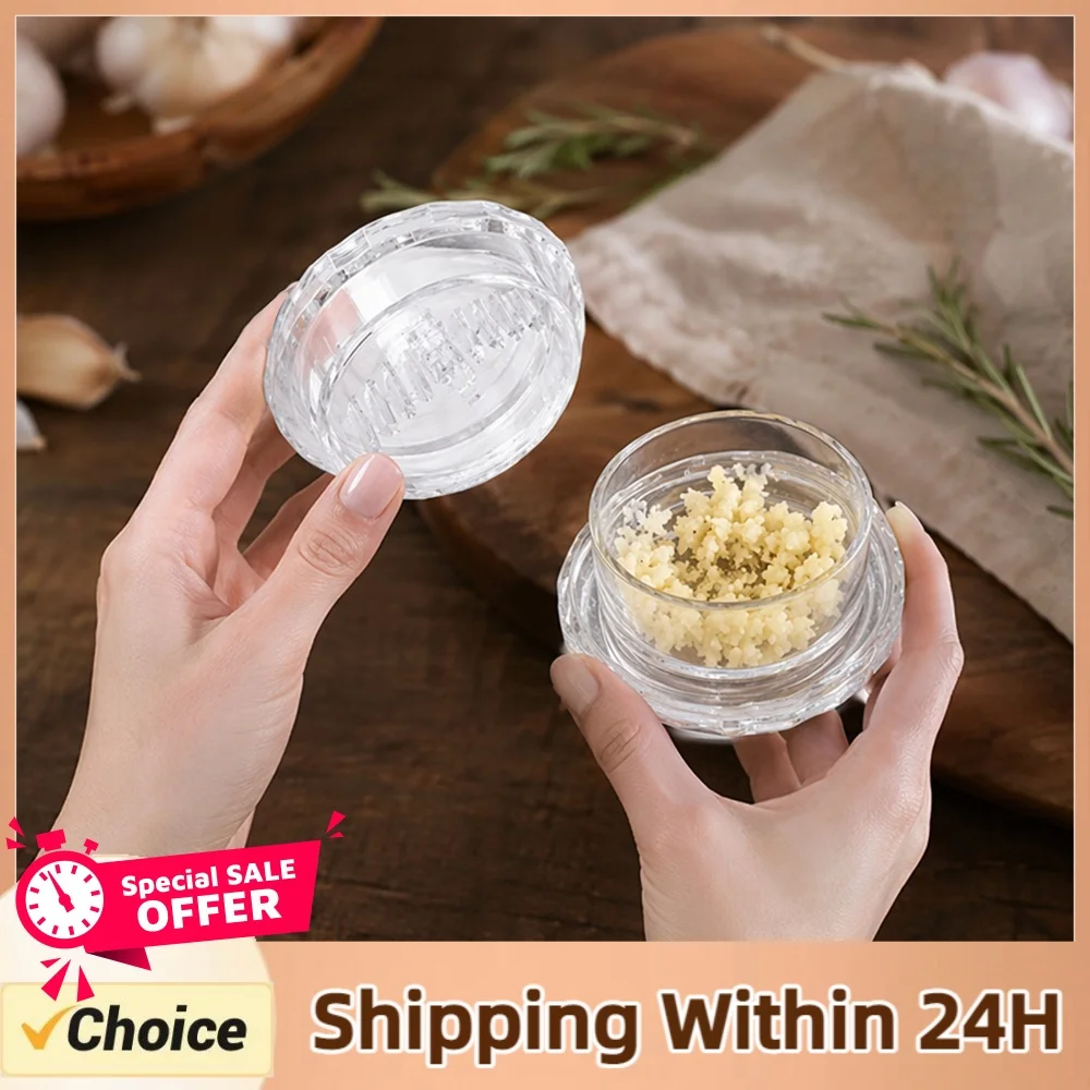 Manual Garlic Press Wear Resist Garlic Press Crusher Easy To Clean Mutifunctional Portable Cooking Grinder for Onion Ginger Nuts
