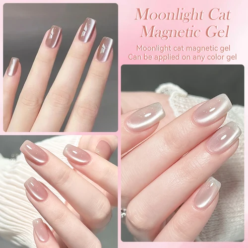 Imagen 2 del producto LILYCUTE 7ML porcelana gato blanco esmalte de uñas de Gel magnético agua ligera semipermanente de larga duración remojo de barniz de Gel para decoración de uñas