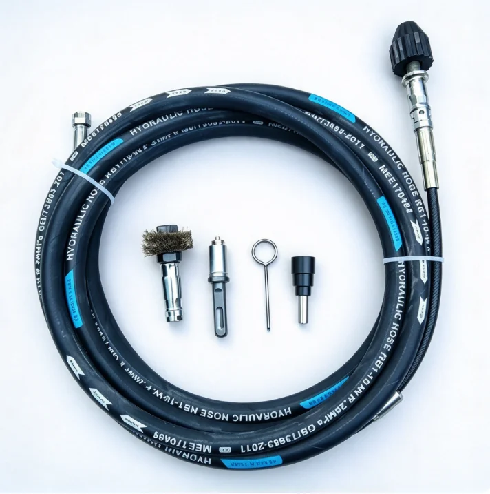 Electric Drill Hammer Chimney Cleaning Tool Professional Boiler Flue Cleaner Heat Exchanger Sewer Pipe Wall Debris Remover Kit