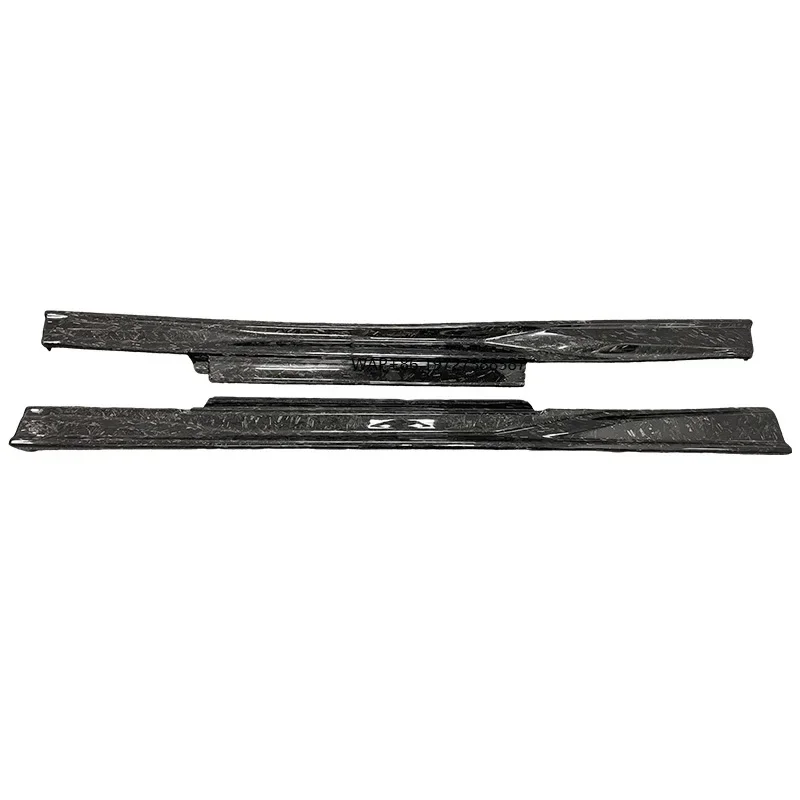 Forged Carbon Fiber Car Top Secret Style Side Skirts for GTR R35 2008-2019 Exterior Carbon Front Skirts