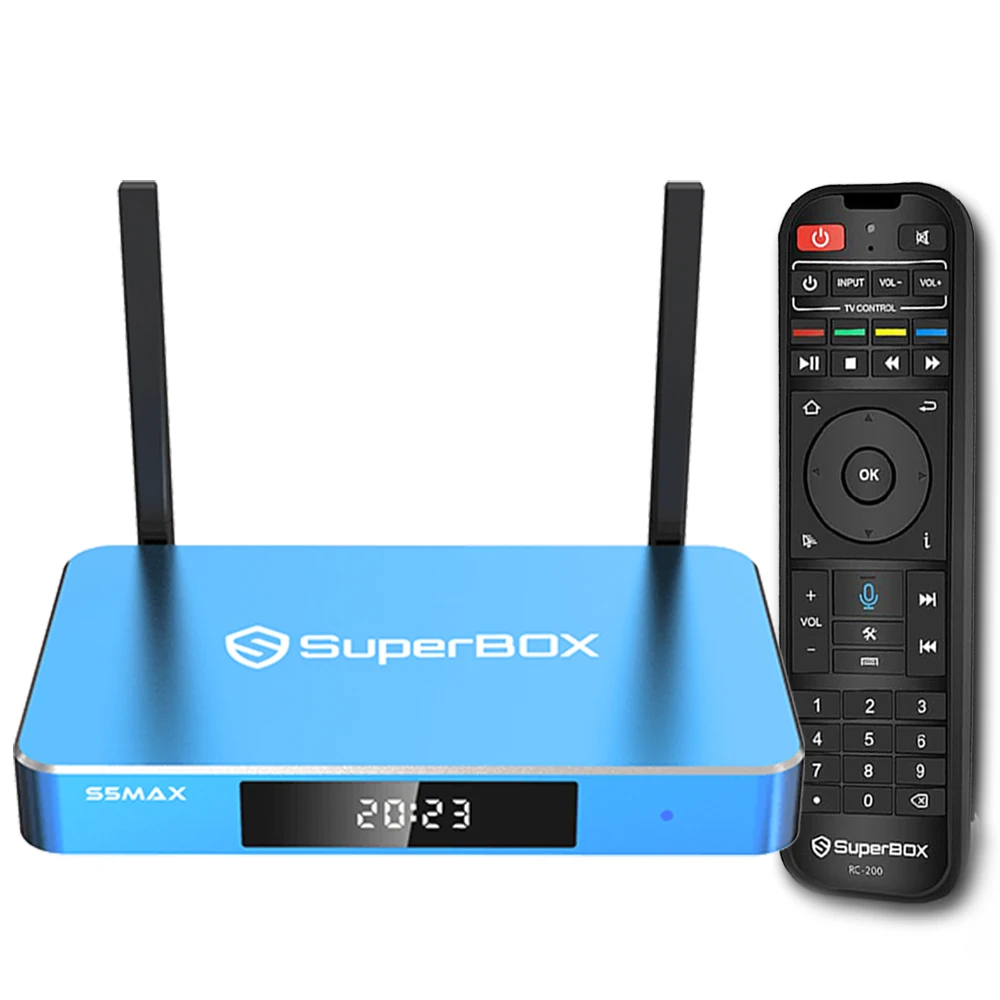 Latest  S5 Max Fully Loade 2025 4G+64G Powerful Streaming Box Time Shift with Voice Remote Control Ideal for Home