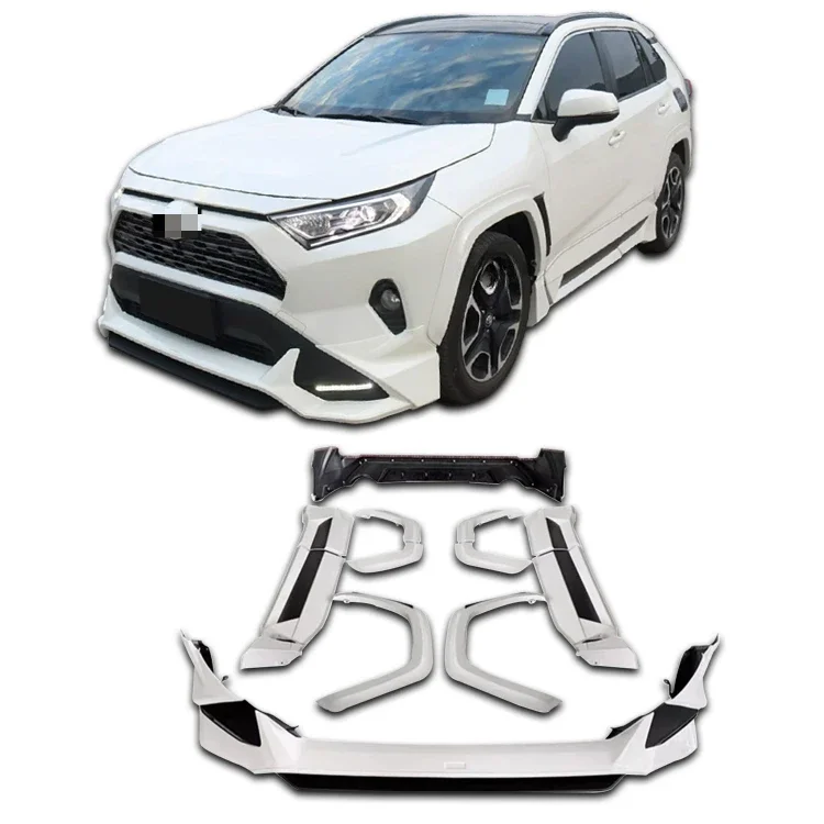 

TRD body kit For 2020-2022 Toyota RAV4 rong put before the upgrade kit labial side skirts spoiler lip after fender flares