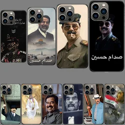 Etui Fashion Saddam Hussein Iraq Arabic Phone Case For Apple Iphone 16E Capa 15+ 14 Plus 17 Air 16 Pro Max 12 Pro Cute 13 Mini