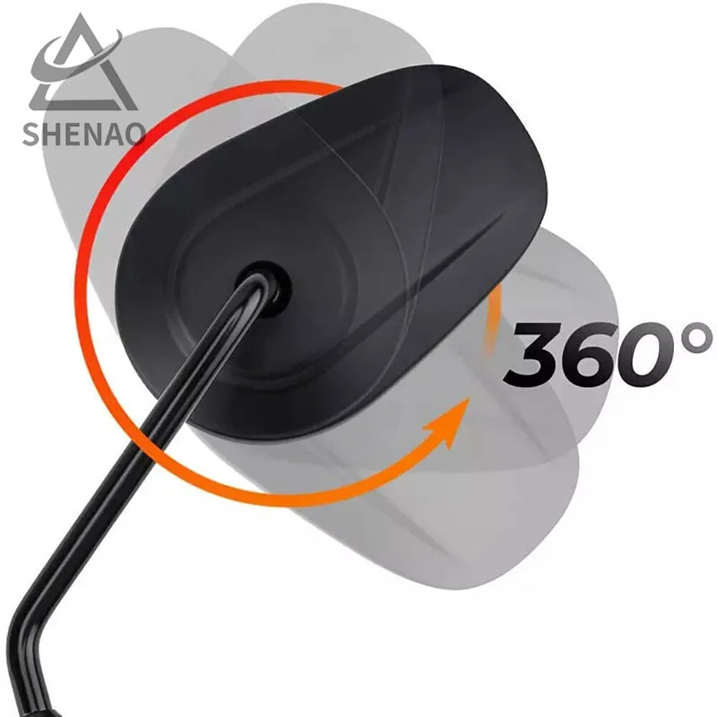 Motorcycle Rearview Mirror Is Suitable For Harley Series Xl883/1200/x48 Gv300 Honda Cm500 Modified Rearview Mirror Accessories