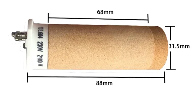 Ceramic heating core 2100W/103.604 heating element special heating tube for hot air blower