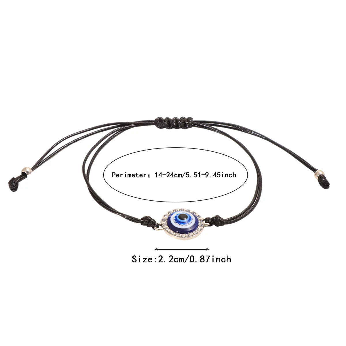 New Evil Eye Bracelet Set, Couple & Best Friend Braided Rope Bracelets, Stackable Jewelry Set