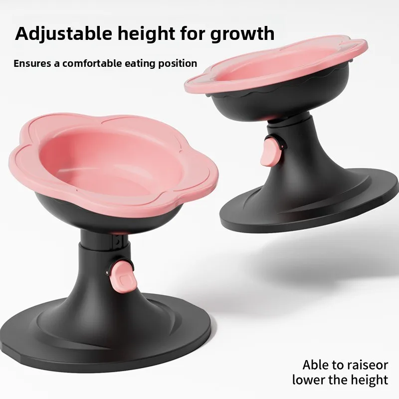 

Регулируемая миска для собак с цветком Cerc, лоток для корма для домашних животных, Ne поддержка, повышающий противоскользящий дизайн, универсальная миска для кормления домашних животных