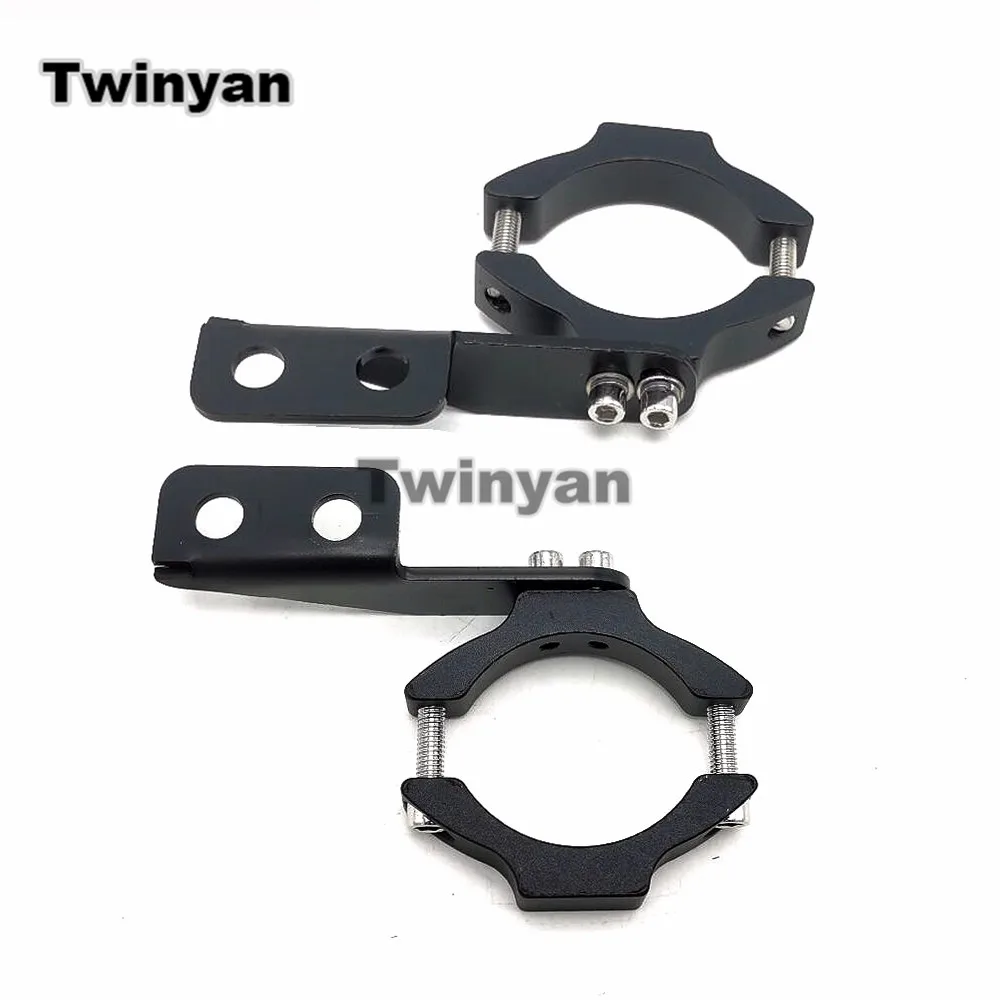 دراجة نارية الضباب ضوء جبل الأضواء حامل تحطم بار أضواء دعم نقل المشابك شوكة أنبوب جبل بدوره إشارة قوس