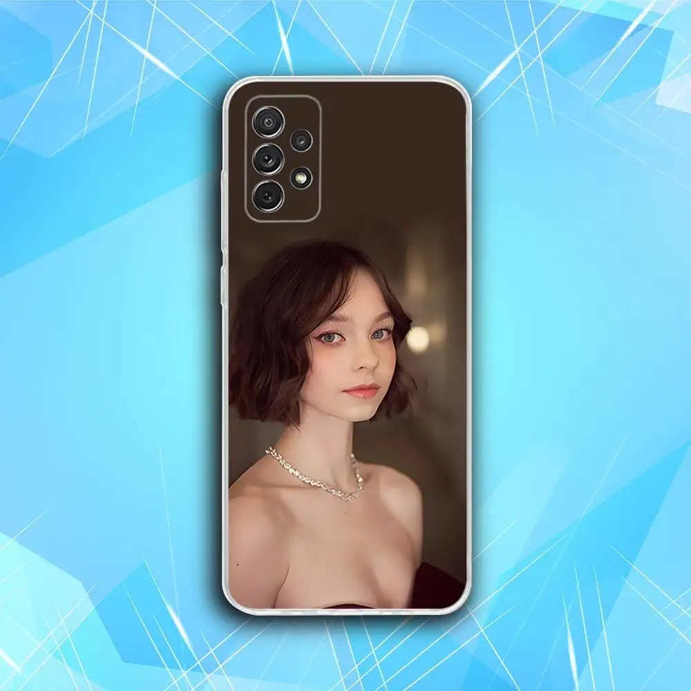 حافظة هاتف E-Emma Actor M-Myers لهاتف سامسونج S30,23,21,22,20، FE lite، S10،9،8،7 PIus Note20 Ultra شفافة