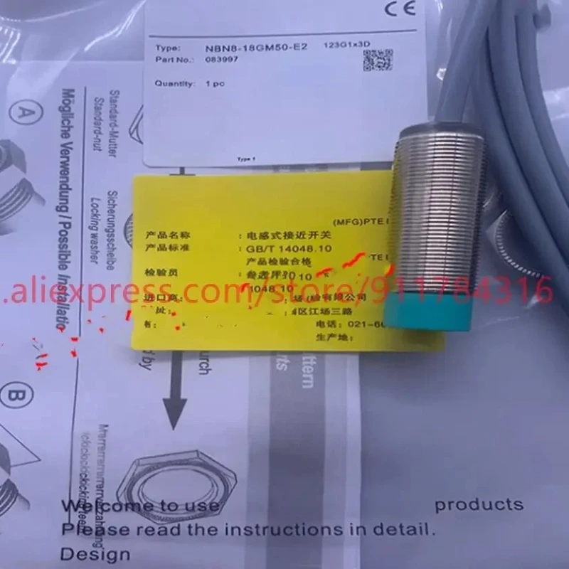 

3 шт. Новые высококачественные датчики приближения NBB5-18GM50-E2, NBB5-18GM50-Z0, NBN8-18GM50-E2, NBN8-18GM50-E0, NBN8-18GM50-Z0, NBN8-18GM50-E1
