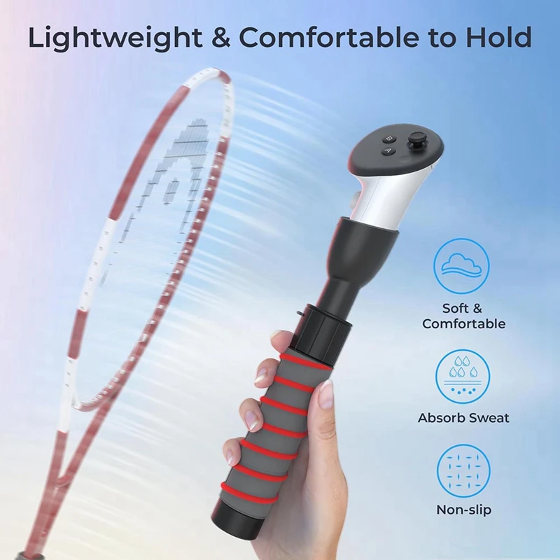 مقابض تحكم ABDJ-VR تعزز تجربة لعبة الواقع الافتراضي لألعاب Beat Saber Gorilla Tag VR لوحدة تحكم Meta Quest 3