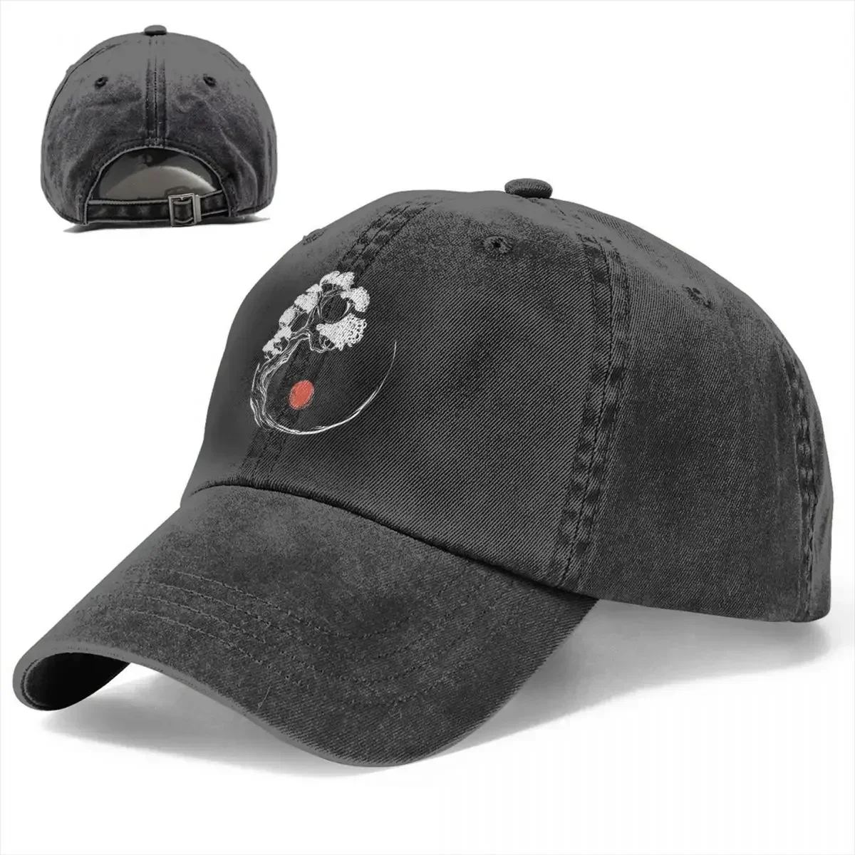 New Bonsai Tree Yin Yang Namaste Baseball Cap Distressed Washed Yoga & Meditation Snapback Cap Unisex Outdoor Adjustable Fit Hat