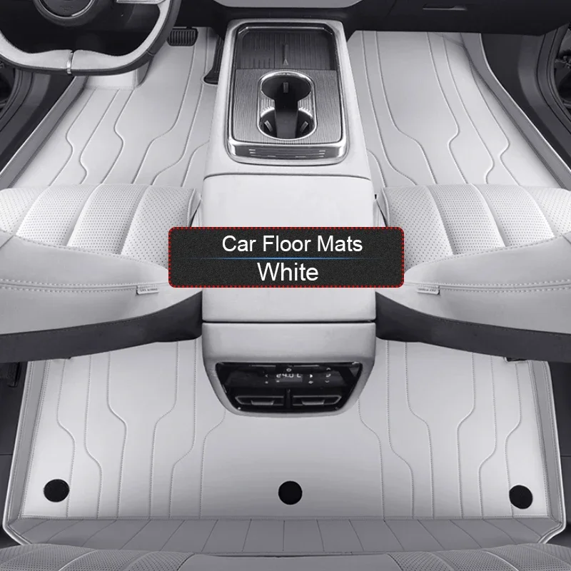 

Custom Nappa Leather Anti-Slip Car Foot Protect Mat Auto Luxury Waterproof Floor Pad Accessory For MAZDA 6E EZ-6 2025-Present