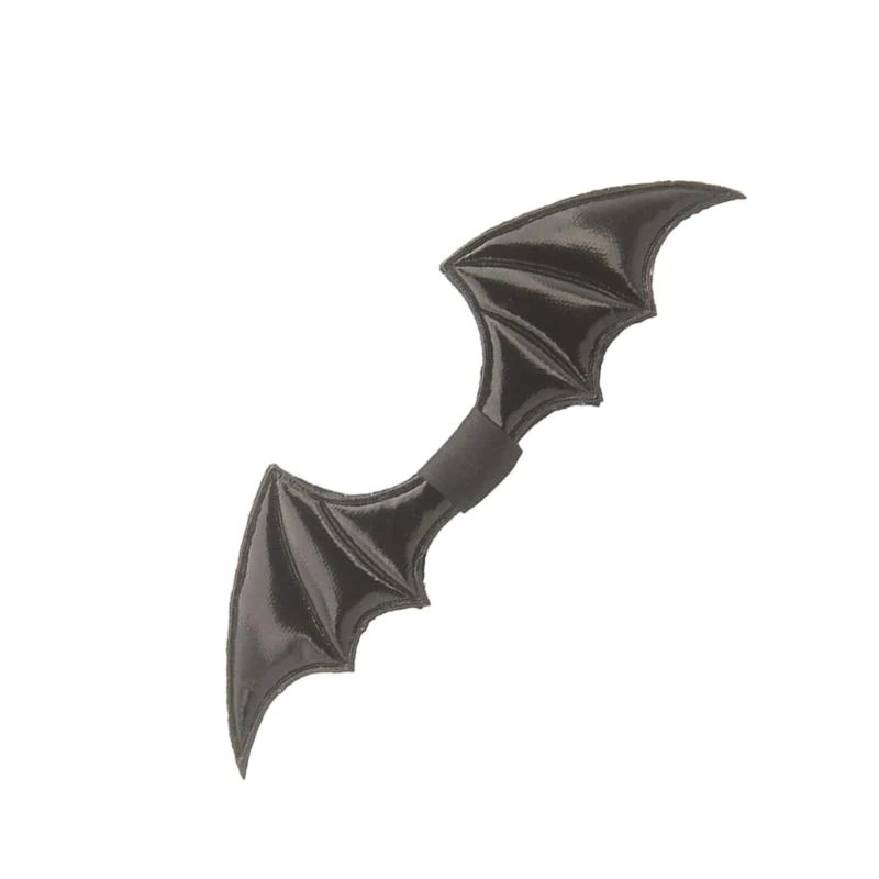 Unisex Black Bat Wing Bowtie for Men Women Halloween Party Pre-Tied Bowknot Ties
