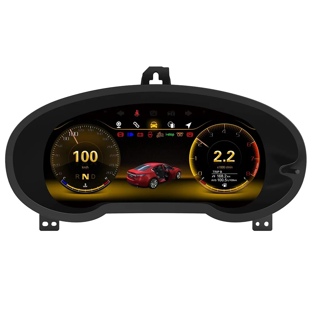12.3'' Digital Cluster for 6 Atenza CX-5 3 17-21 LCD Dashboard Display Speedometer Virtual Cockpit Instrument Panel