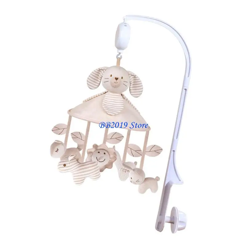 Q0KB Giocattolo per appendere culla mobile, decorazioni per scuola materna, carillon, giocattolo per il monitoraggio del