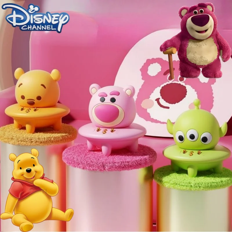 

New Disney Lotso Pooh Bear Alien cartoon cute kawaii wireless bluetooth speaker creative subwoofer small sound night light gift