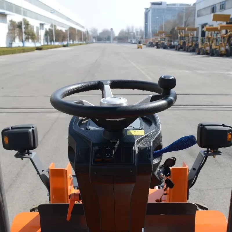 Mini Electric Front Loader Farm Construction Garden Bucket Compact Small Wheel Loader
