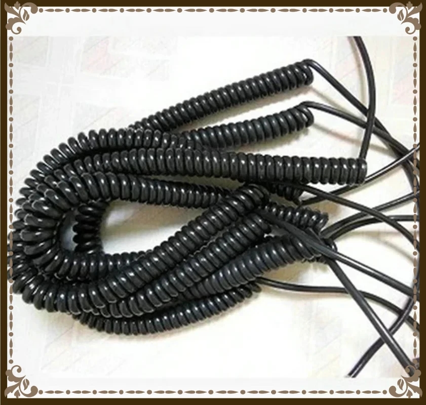 

1 шт. Бесплатная доставка 12 15 16 17 18 19 21-жильный пружинный спиральный кабель для ручного энкодера ЧПУ, ручного генератора импульсов MPG