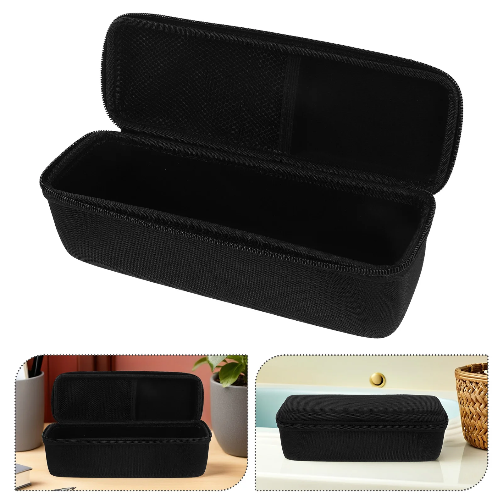 

Water Flosser Protective Bag Hard Shell Travel Case For Cordless Flosser Compact Nylon Pouch With Nozzles Cables Storage -